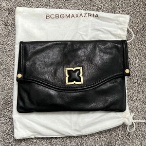 BCBG Max Azria black clutch